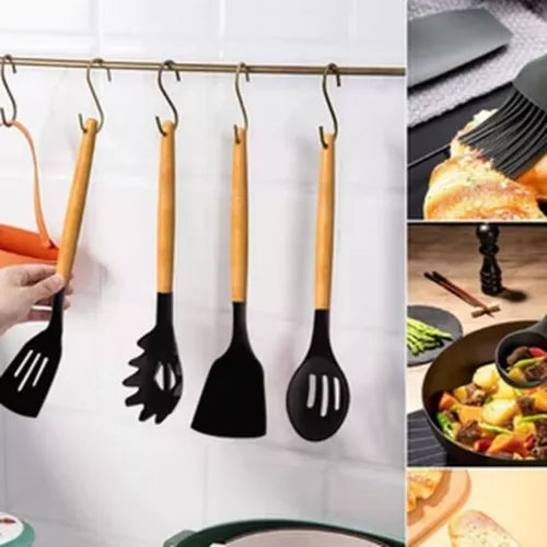 Set De Utensilios De Cocina X 12 Piezas